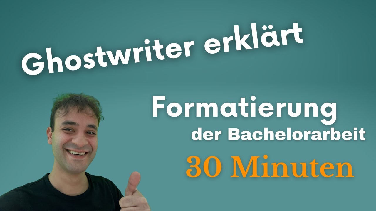 YouTube Thumbnail Ghostwriter erklärt
